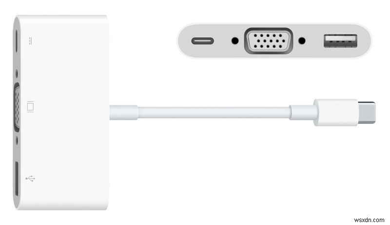 USB-CMacBookまたはMacBookProをVGAプロジェクター、テレビ、またはディスプレイに接続する方法 
