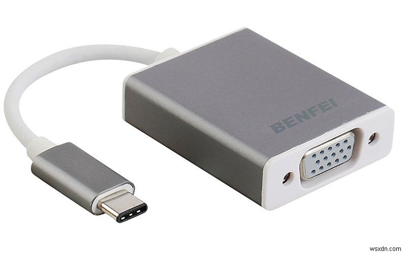 USB-CMacBookまたはMacBookProをVGAプロジェクター、テレビ、またはディスプレイに接続する方法 