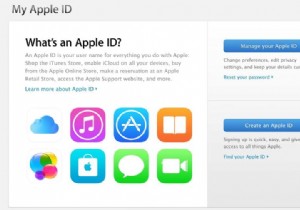AppleIDを作成する方法 