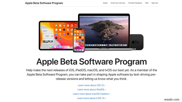 Applesベータプログラムに参加して新しいソフトウェアを試す方法 
