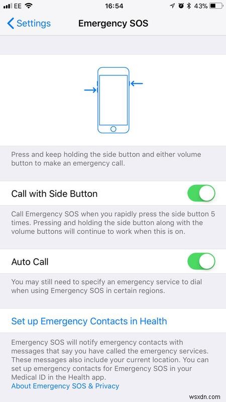 iPhoneまたはAppleWatchで緊急電話​​をかける方法 