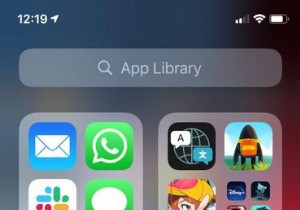 iOS14でアプリライブラリを使用する方法 