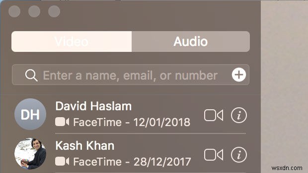 MacでFaceTimeを使用する方法 