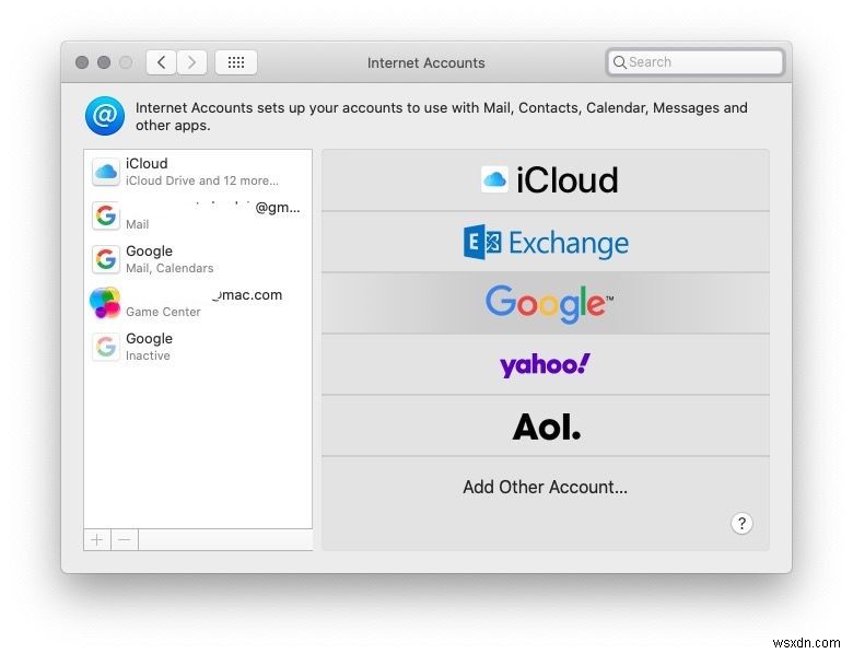 MacBookまたはMacにメールを追加する方法 