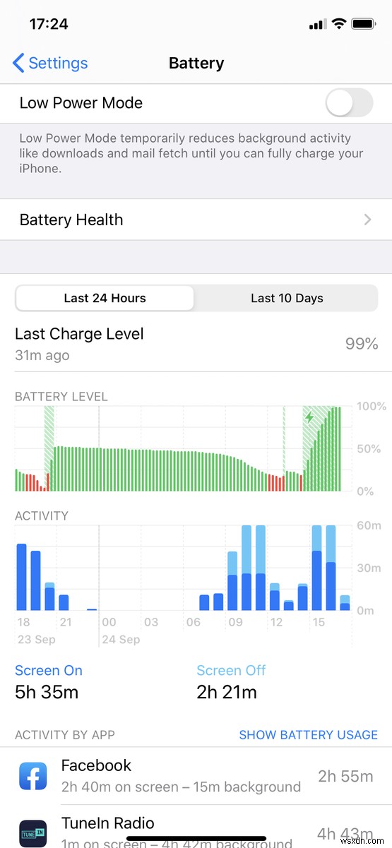 iPhoneでバッテリーを節約する方法 