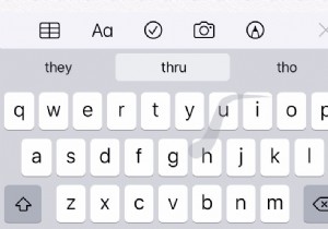 iPhoneのキーボード入力のヒント 