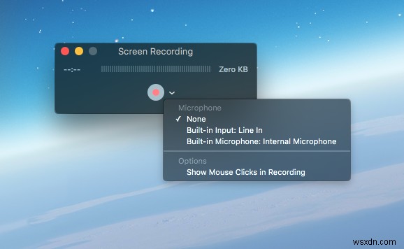 Macで録画をスクリーニングする方法 