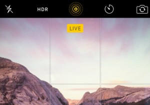 iPhoneでライブ写真を撮る方法 