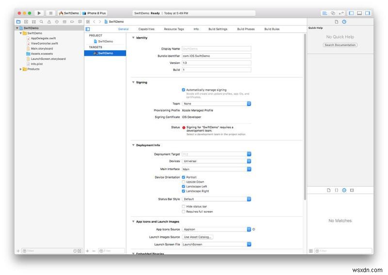 MacでSwift5を使用してアプリを作成する方法 