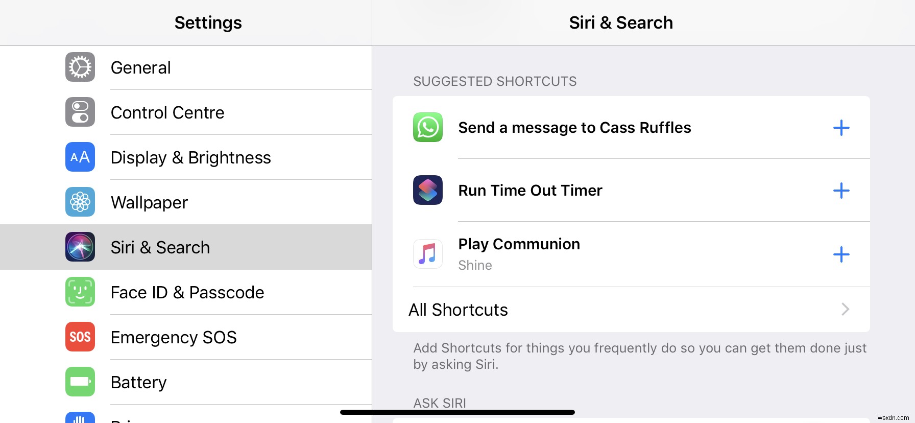 Siriショートカットの使い方 