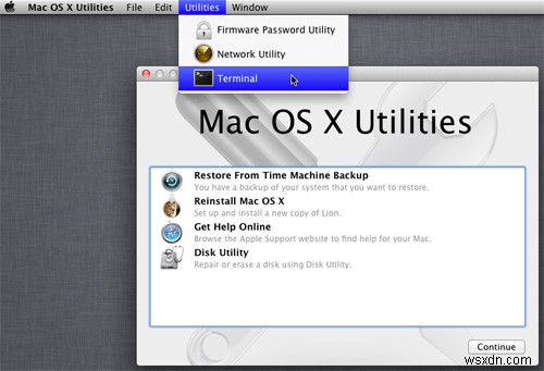 Macで管理者パスワードを変更する方法 