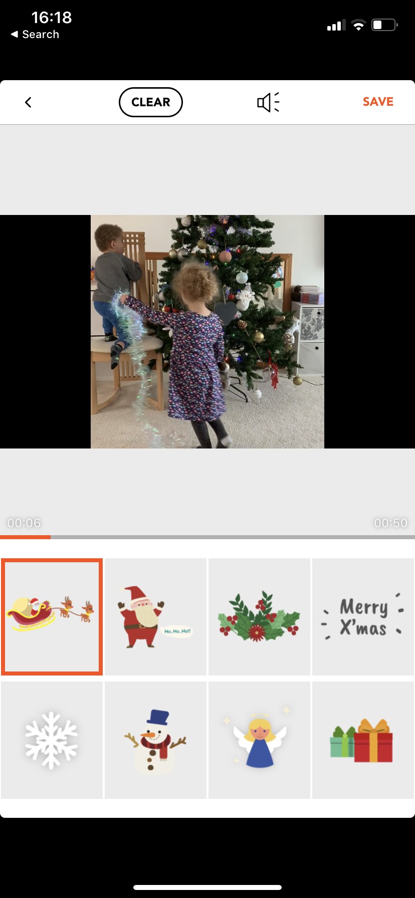 iPhoneでクリスマスビデオを作る方法 