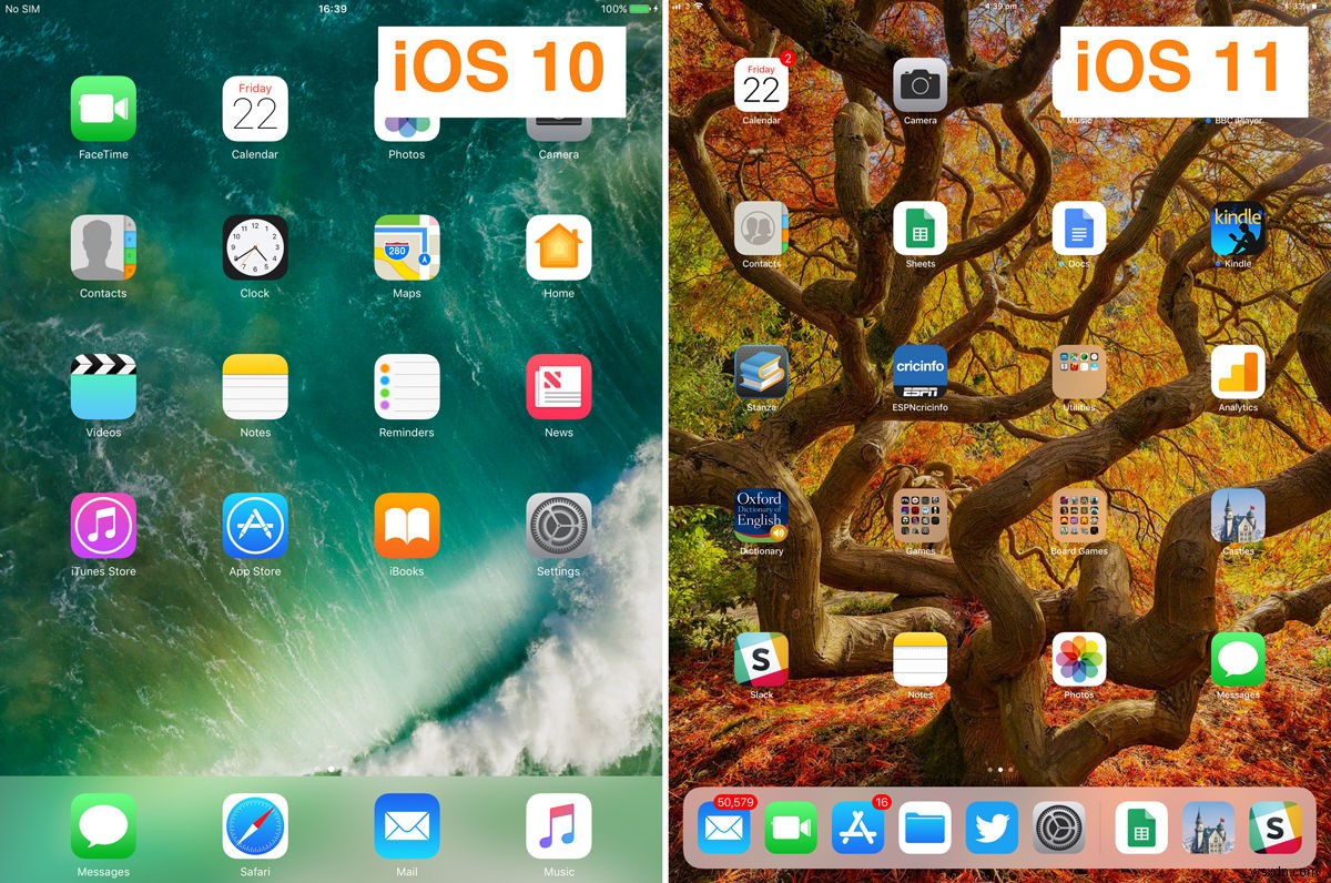 iOS11でiPadドックを使用する方法 