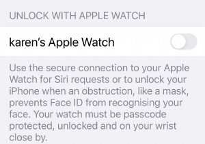 マスクを着けたままiPhoneのロックをFace IDで解除する方法