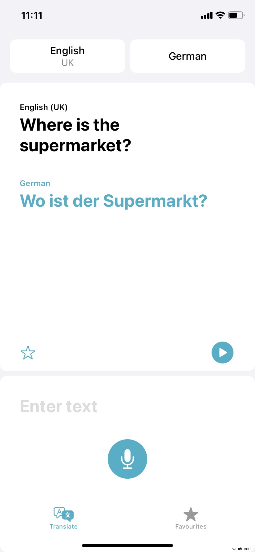 iPhoneでテキストとスピーチを翻訳する方法 