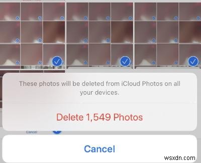 iPhoneから写真を削除する方法 