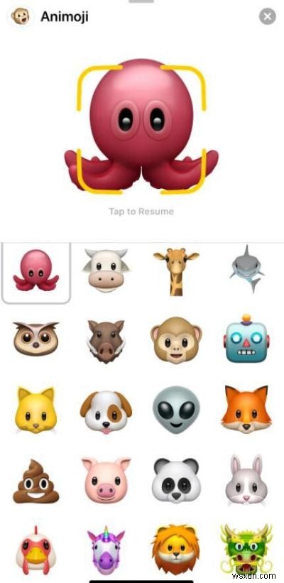 iPhoneでAnimojiを使用する方法 