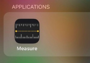 iPhoneでMeasureアプリを使用する方法 