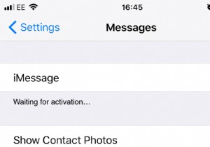 iPhoneでiMessageがアクティブにならない場合の対処方法 