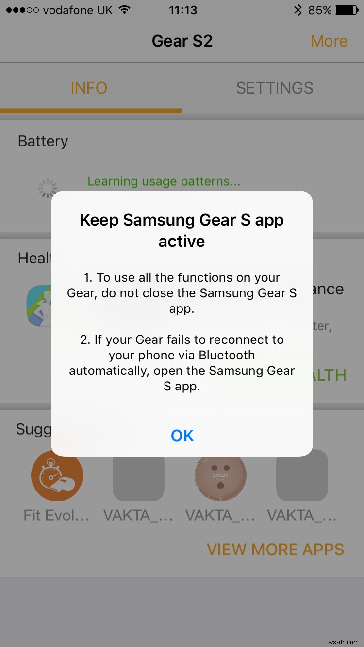 iPhoneでSamsungGearスマートウォッチを設定する方法 