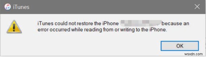 修正：iPhoneバックアップの読み取りまたは書き込みエラーを解決する方法は？ 