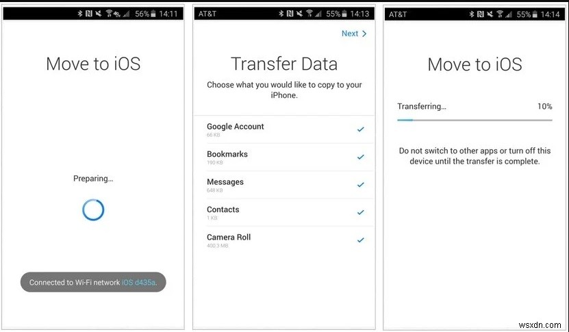 OppoからiPhoneにデータを転送する方法 