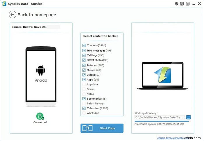 データを移行するためのトップ5Huaweiデータ転送アプリ 