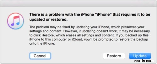iPhoneが復元できない問題を修正する方法 