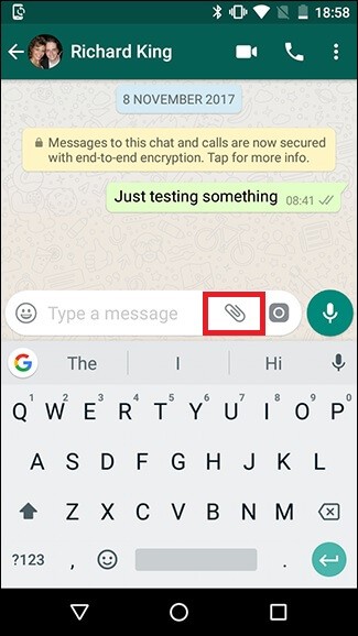 WhatsAppで長いビデオを送信する方法 