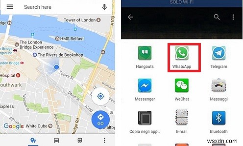 WhatsAppで位置情報を送信する方法[Android＆iOS] 