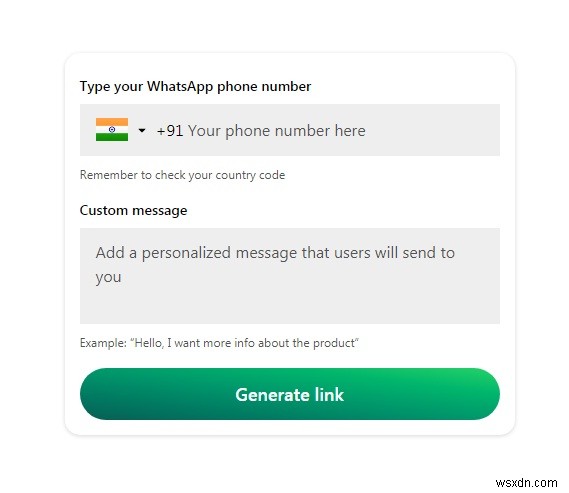 ユーザーのためのベスト5WhatsAppショートリンクジェネレーター 