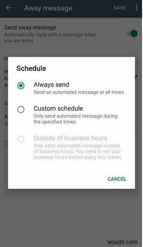 WhatsApp Business Auto Reply Best Practice 2020 