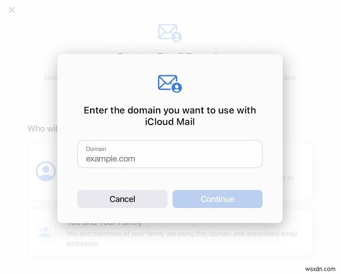 iCloudメールでカスタムメールドメインを使用する方法 