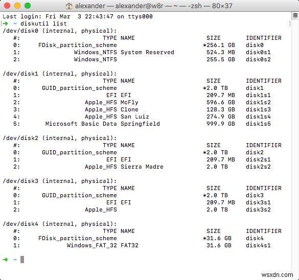 macOSでfsckを使用してハードディスクを修復する方法 