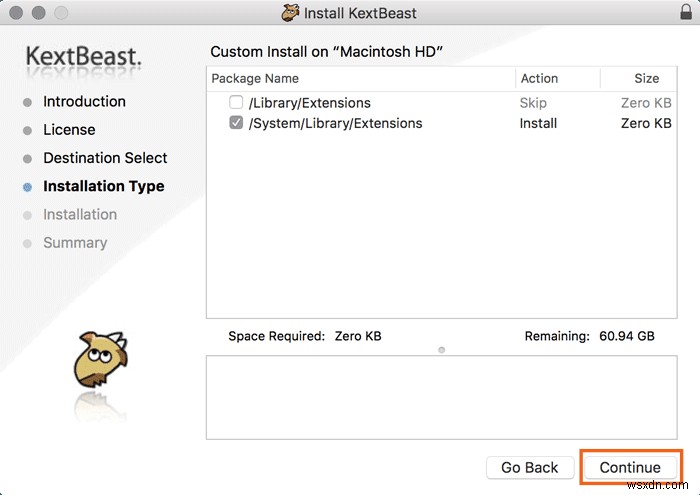 MacOSからKextsを追加および削除する方法 