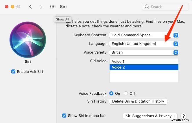 MacとiPhoneでSiriの音声と言語を変更する方法 