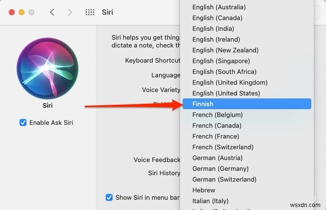 MacとiPhoneでSiriの音声と言語を変更する方法 