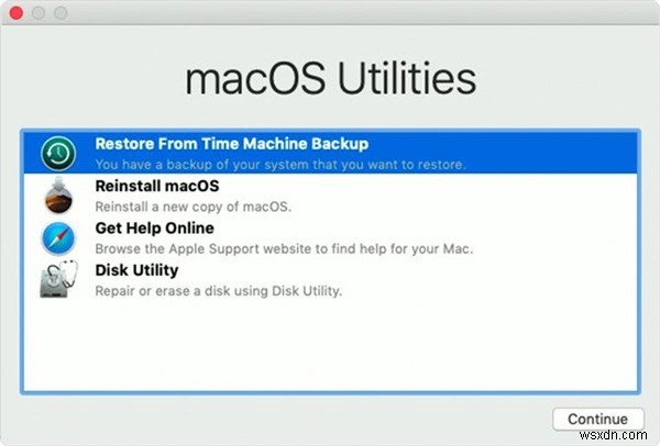 macOSを以前のバージョンにダウングレードする方法 