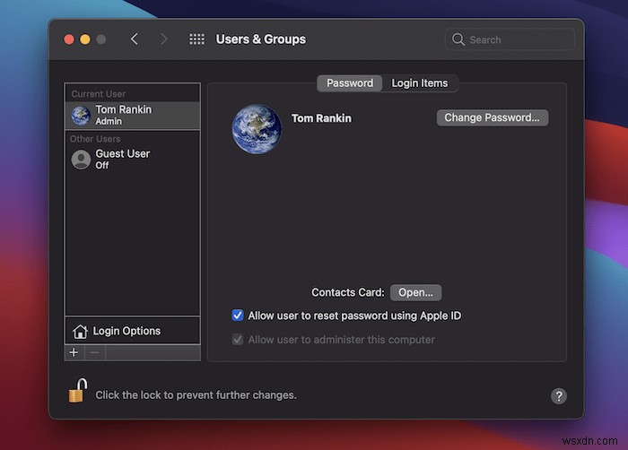 Macで新しいユーザーアカウントを追加する方法 