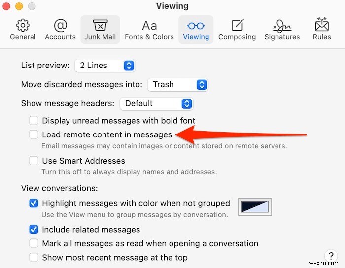 AppleMailでピクセルの追跡をブロックする方法 