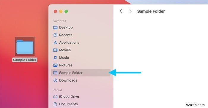 MacのFinderでフォルダをブックマークする方法 