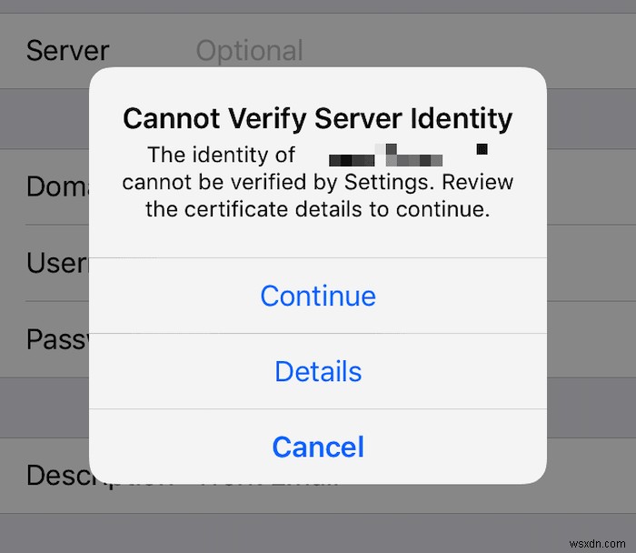 Appleデバイスの「サーバーIDを確認できない」エラーを修正する方法 
