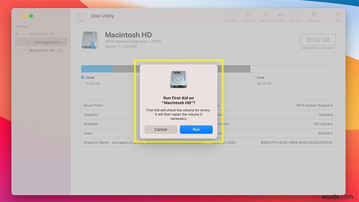 Macでディスクのアクセス許可を修復する方法 