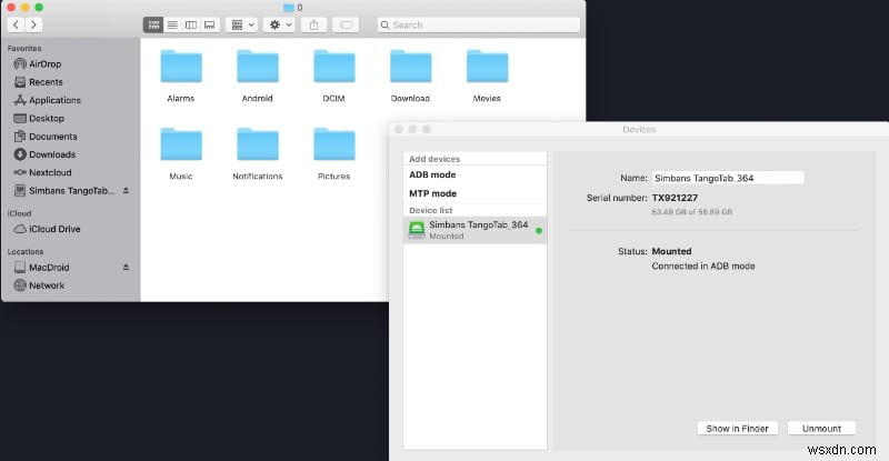 MacDroidを使用して、MacからAndroidファイルに簡単にアクセスできます 
