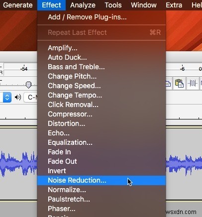 macOSでオーディオからバックグラウンドノイズを除去する方法 
