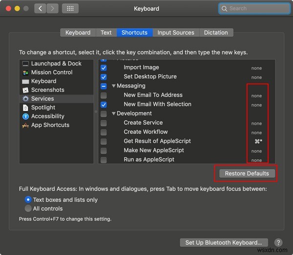 macOSのサービスメニューにオプションを追加する方法 