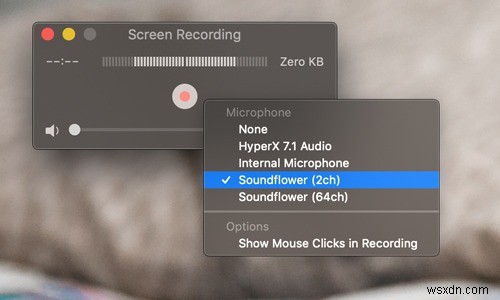 Quicktimeで画面を録音しながらシステムオーディオを録音する方法 