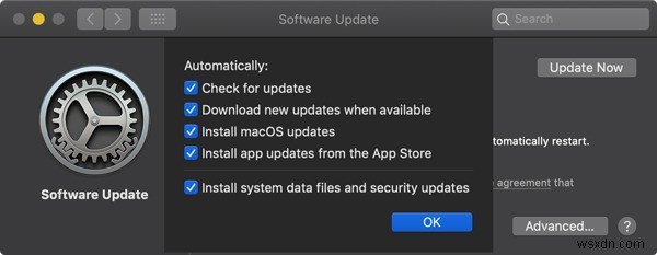 macOSのソフトウェア自動更新を有効にする方法 