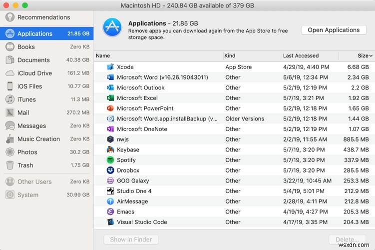 Macのディスク容量をチェックするための4つの最高のツール 