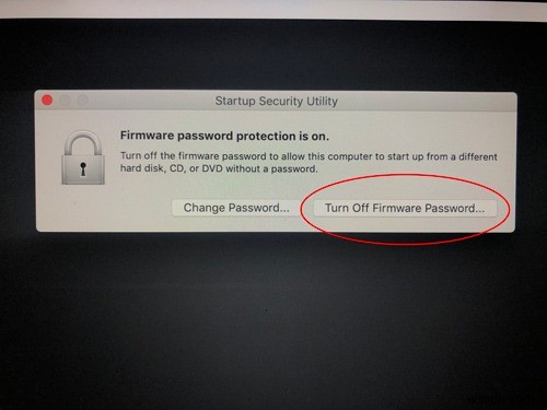 Macでファームウェアパスワードを設定する方法 